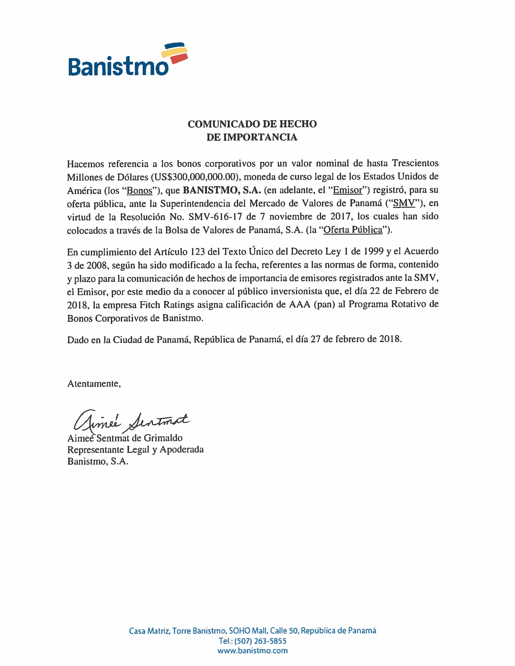 Comunicado Público