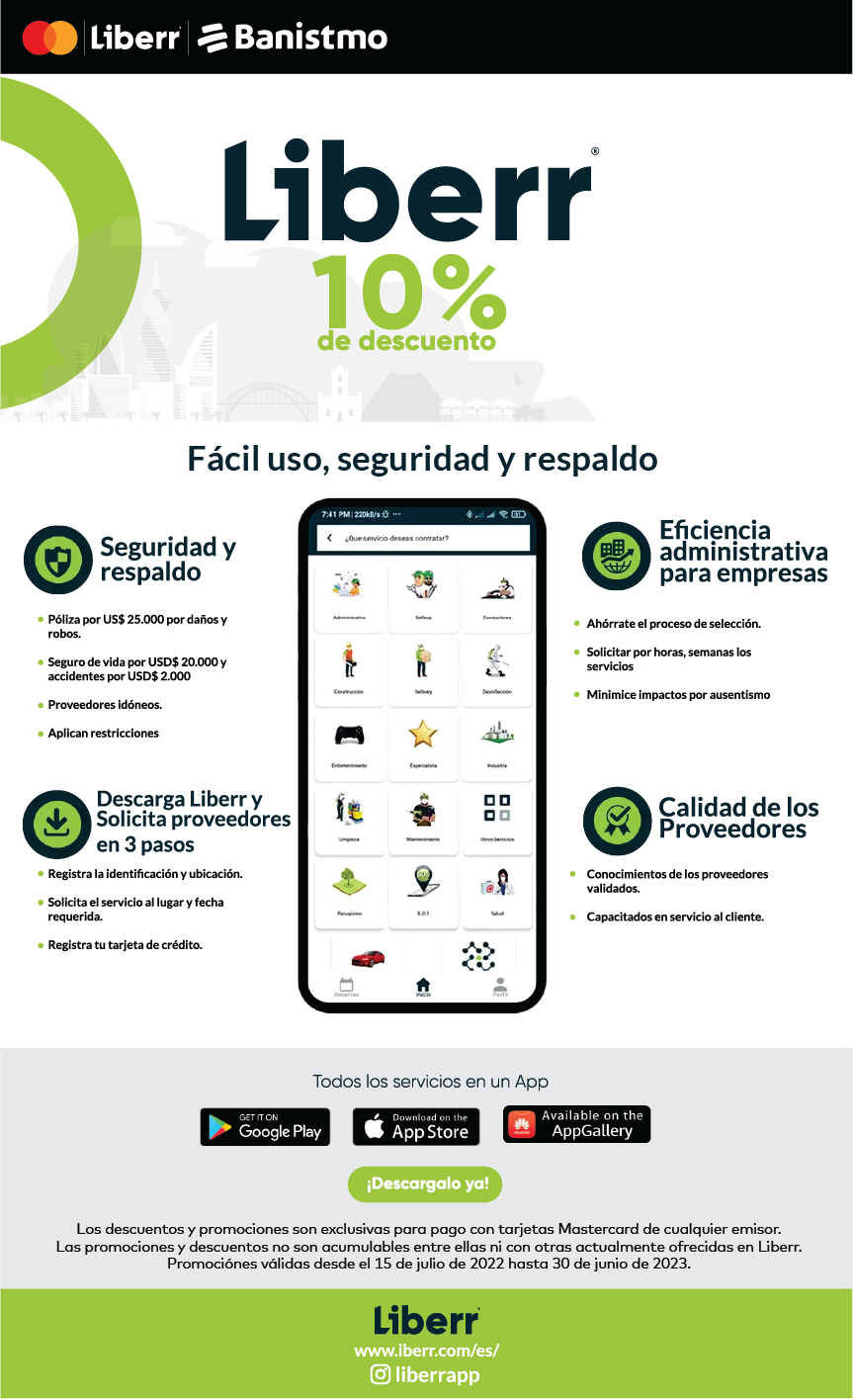 Mastercard - Liberr - 10% de descuento