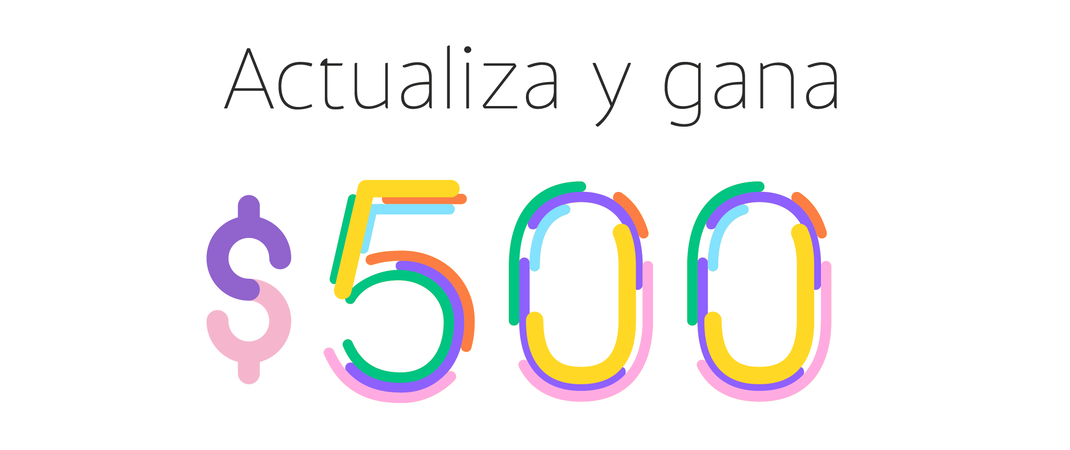 Actualiza y Gana