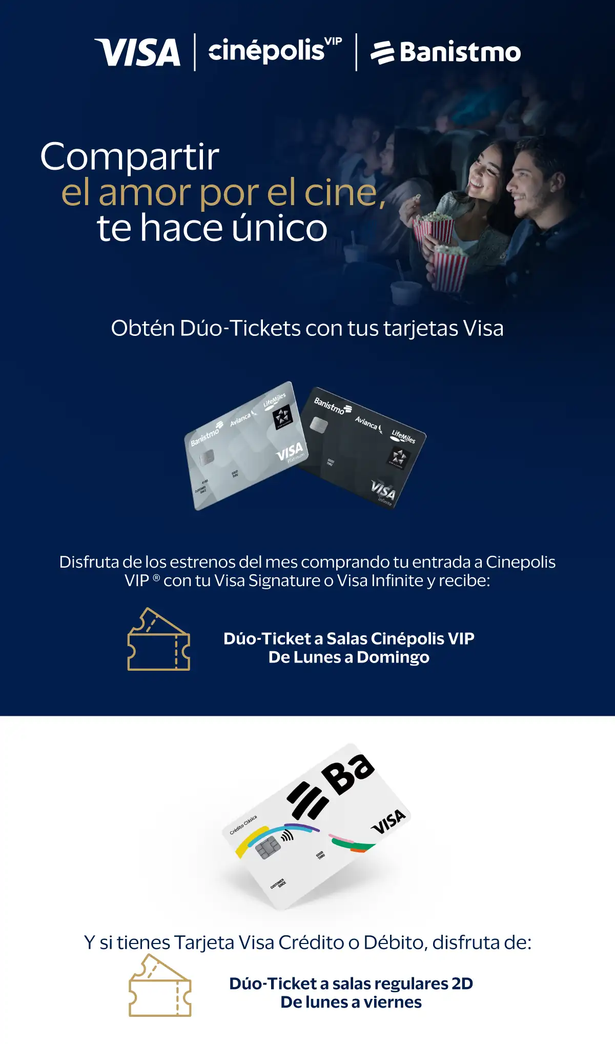 Visa - Cinepolis Duo tickets