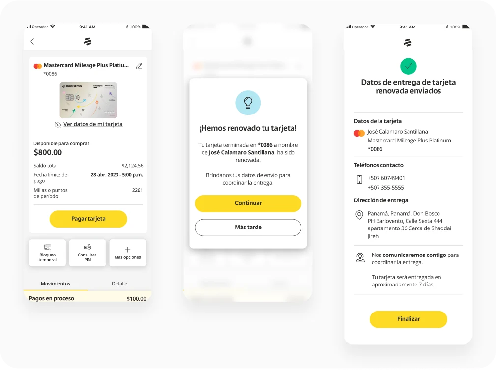 Renovación de Tarjeta