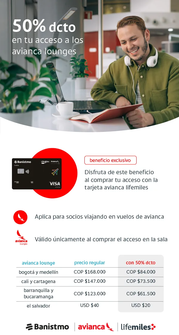 LifeMiles - Redime tu acceso a las Salas VIP