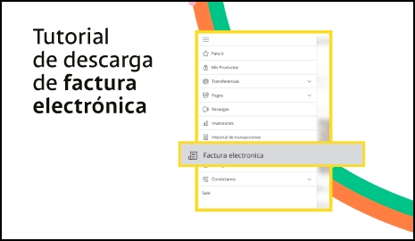 Descarga de factura electrónica