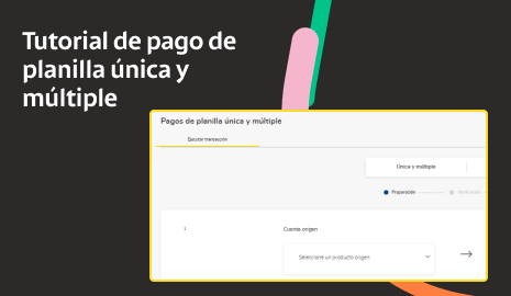 Pago de planilla única y múltiple