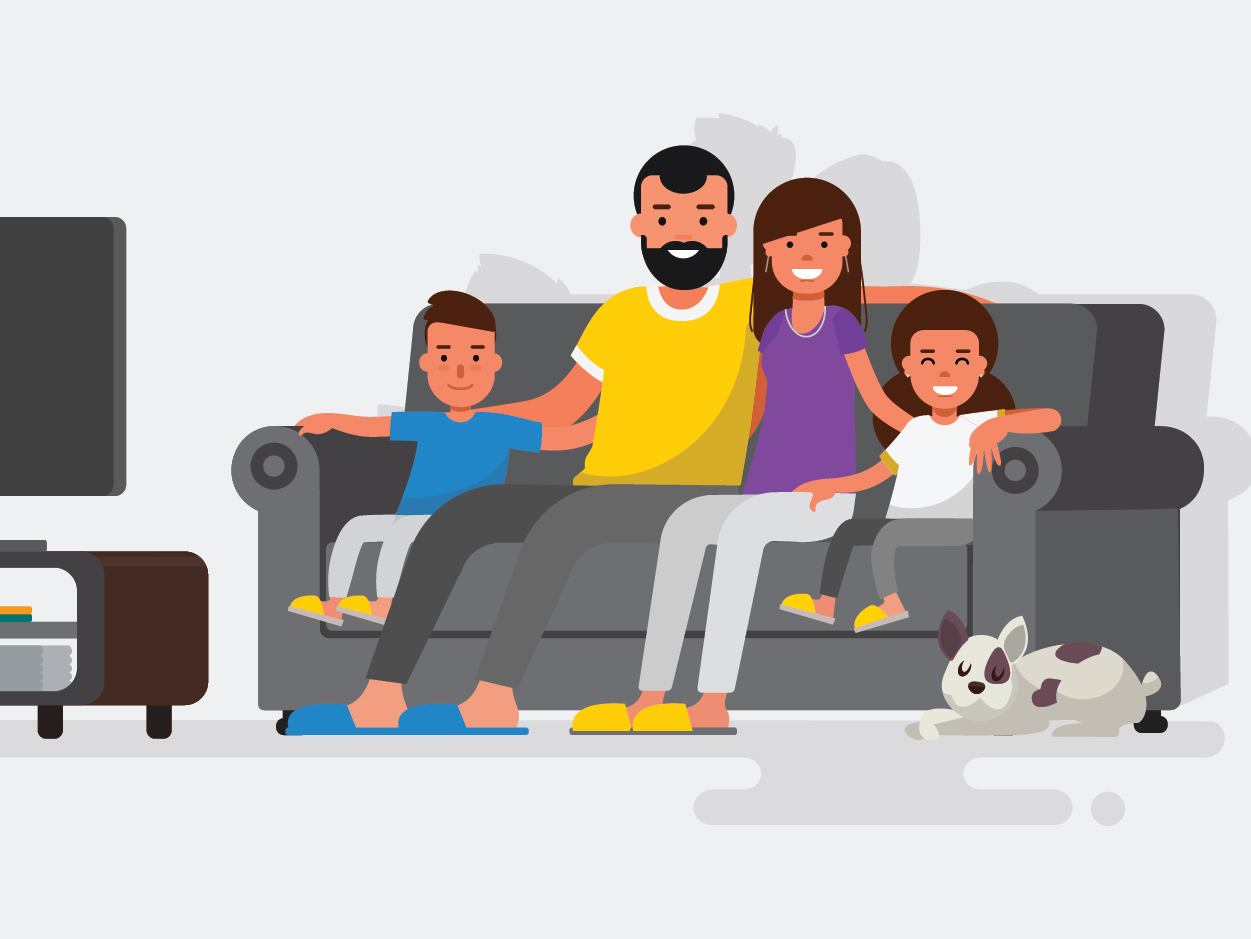 familia todos en casa familia todos en casa
