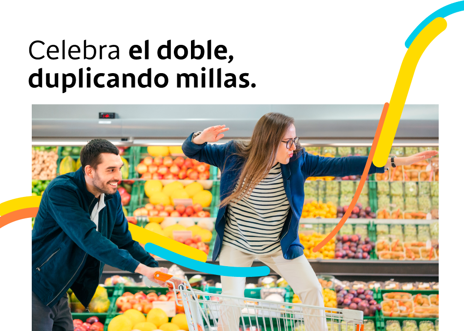 Duplicando Millas Visa Lifemilles. Celebra el doble, duplicando millas.
