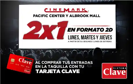 Clave - 2X1 en Cinemark