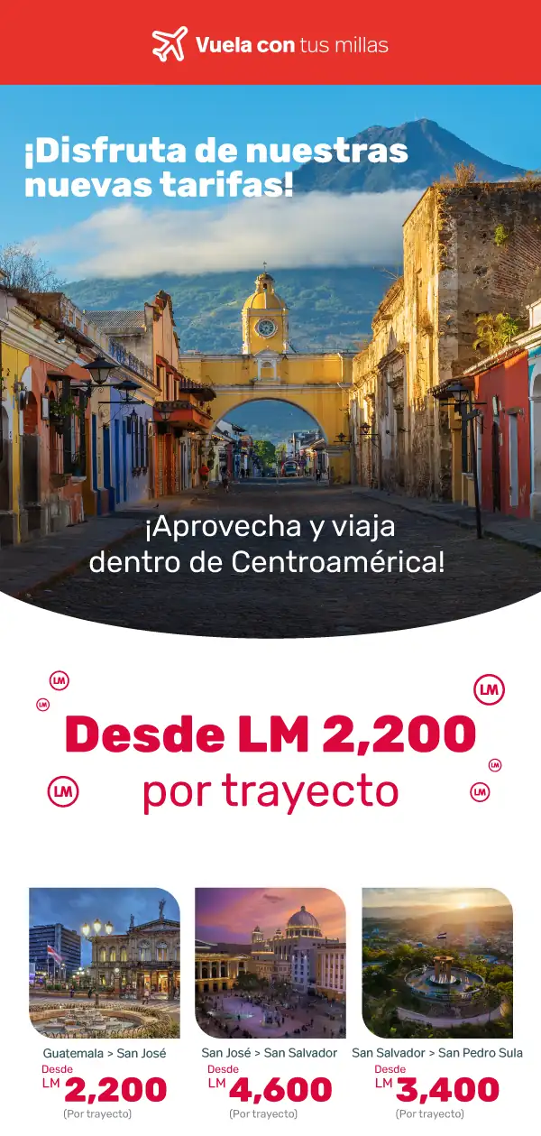 Visa LifeMiles - Rutas a Centroamérica