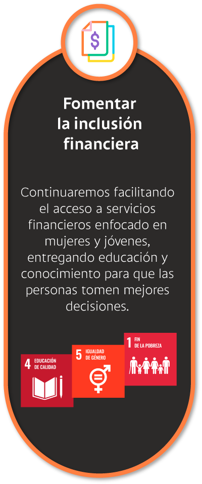 Fomentar la inclusión financiera