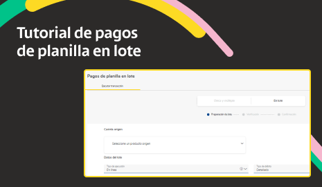 Pagos de planilla en lotes